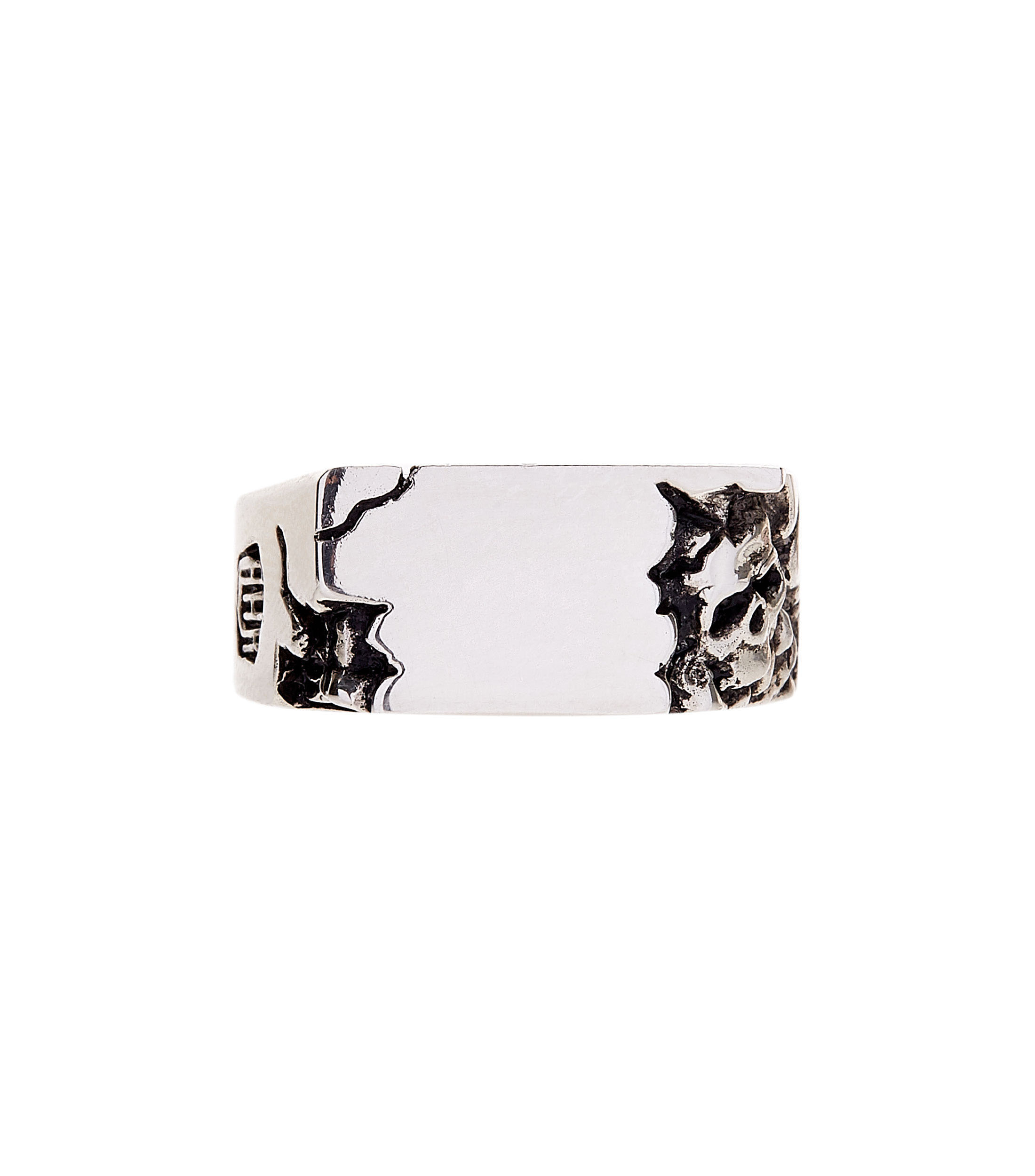 Anillo en plata Rustic Hombre